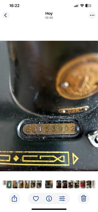 Máquina de coser Singer 99K