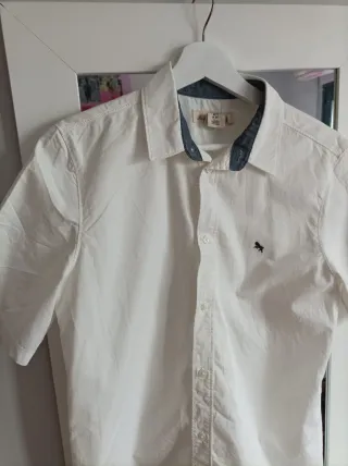 Camisa blanca niño Talla M