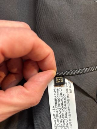 Americana Massimo Dutti espiga gris nueva