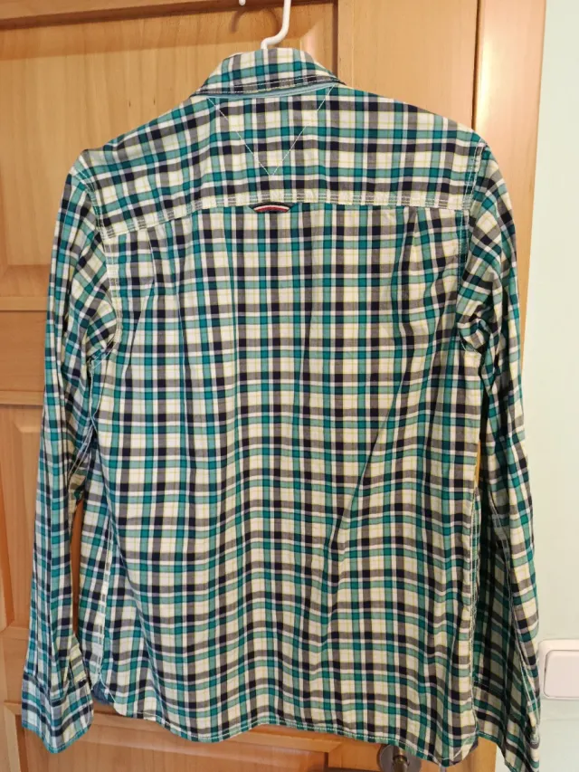 Camisa Tommy Hilfiger cuadros hombre