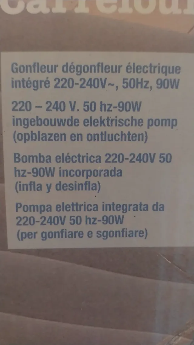 Colchón inflable 1 persona