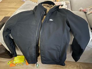 Quiksilver Parka Overcast 3K Negra Talla S