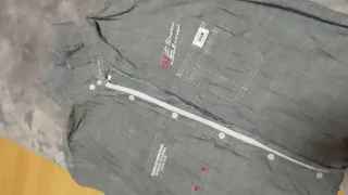 Camisa chico manga corta Slam gris