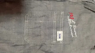 Camisa chico manga corta Slam gris