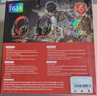 Auriculares Gaming RGB Modelo G14