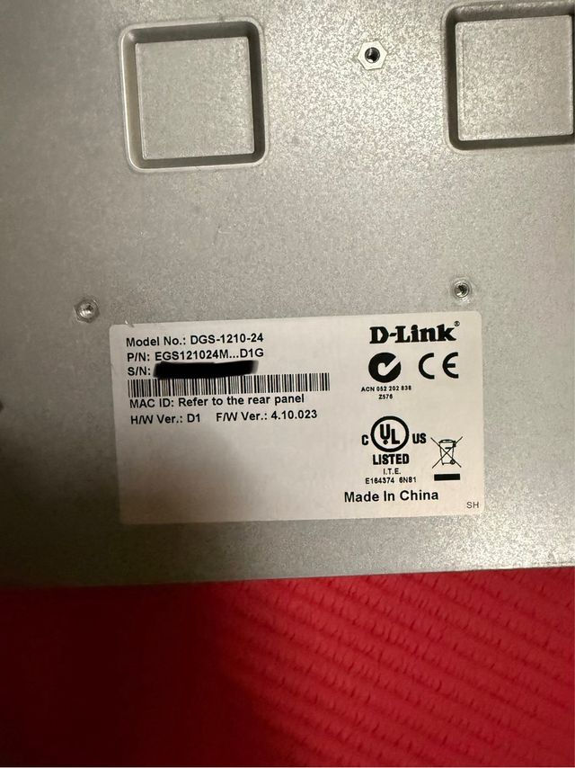 Switch D-Link DGS-1210-24 (D1) 24p Gigabit