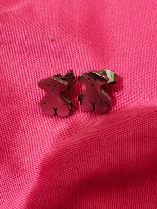 Pendientes Oso Tous Plata