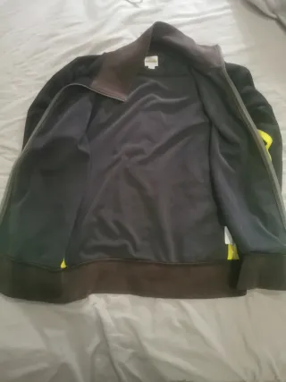 Chaqueta Sudadera Diesel Negra y Amarilla