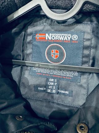 Parka Geographical Norway Negra