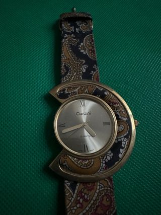 Orologio Cardini vintage fantasia paisley