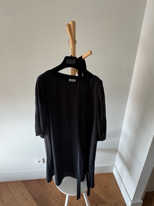 Vestido negro lunares Claudie Pierlot