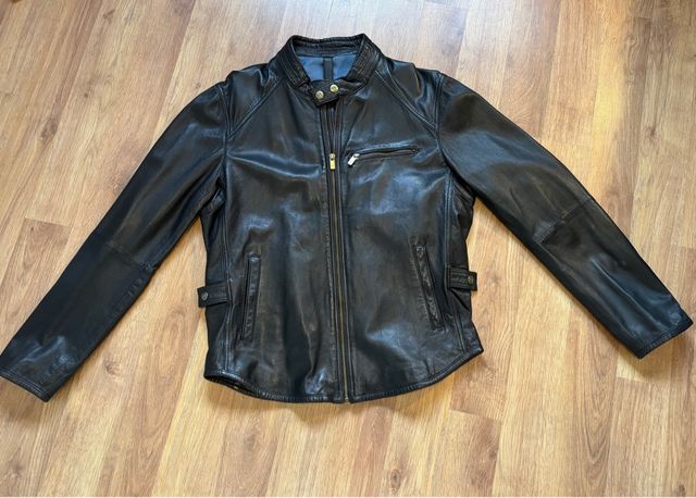 Chaqueta de cuero Massimo Dutti