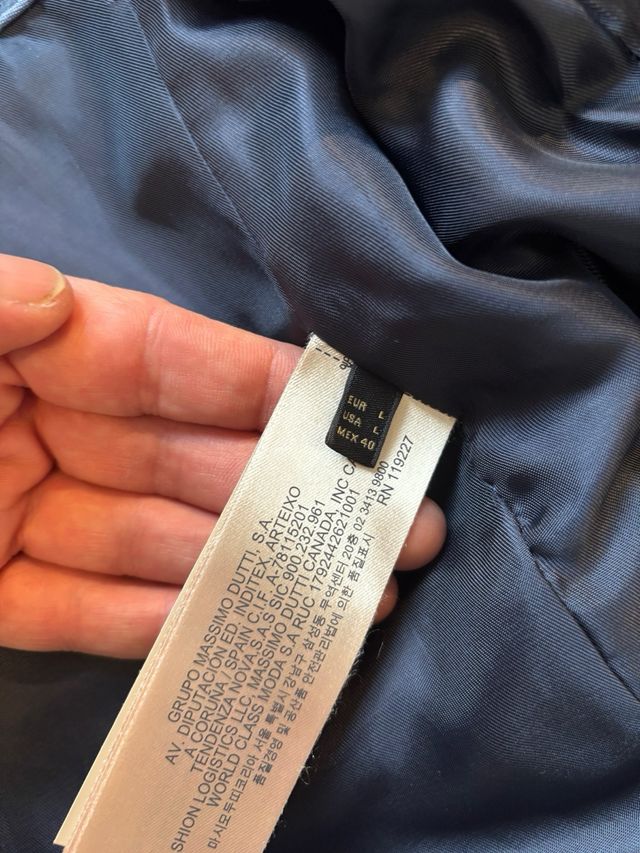 Chaqueta de cuero Massimo Dutti