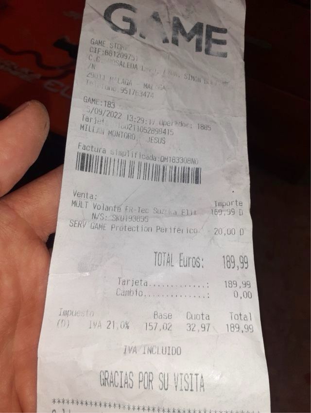 Volante Suzuka Elite PC/Consola