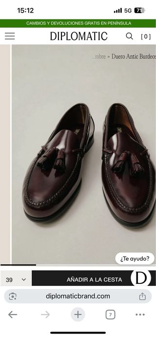 Zapatos DIPLOMATIC Sevilla Tostado 43