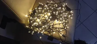 Luci Natalizie 360 LED Bianco Caldo