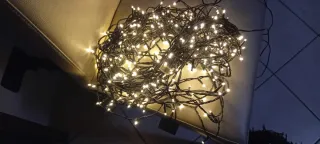 Luci Natalizie 360 LED Bianco Caldo