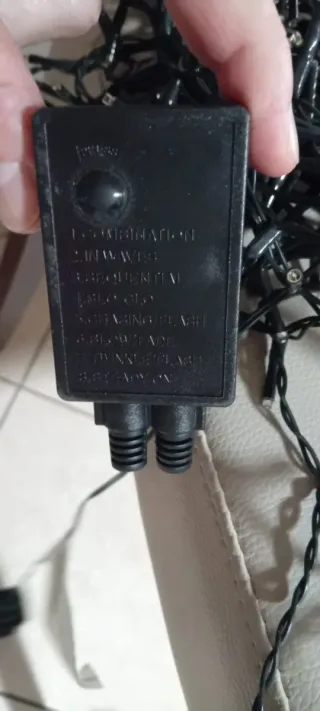 Luci Natalizie 360 LED Bianco Caldo