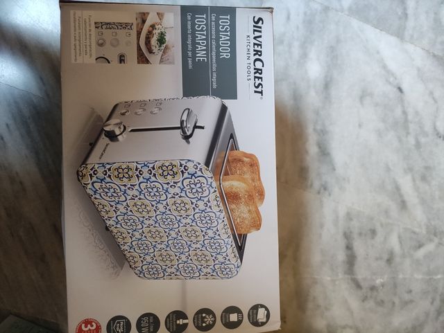 Tostadora SilverCrest con accessorio panini