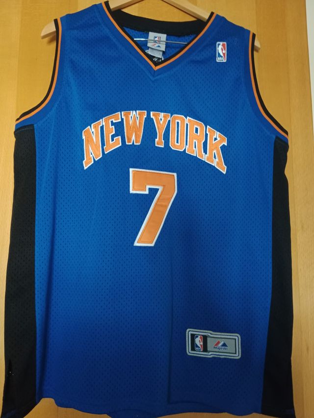 Camiseta NYK Carmelo Anthony #7 Majestic