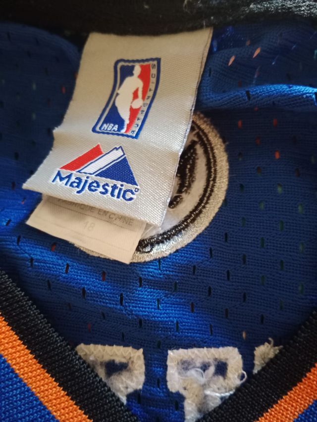 Camiseta NYK Carmelo Anthony #7 Majestic