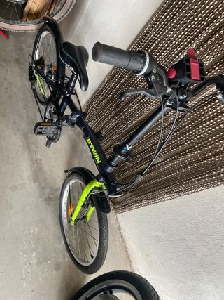 Bicicleta Plegable Azul