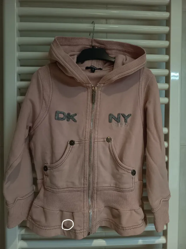 Sudadera con capucha DKNY T:5-6 Rosa