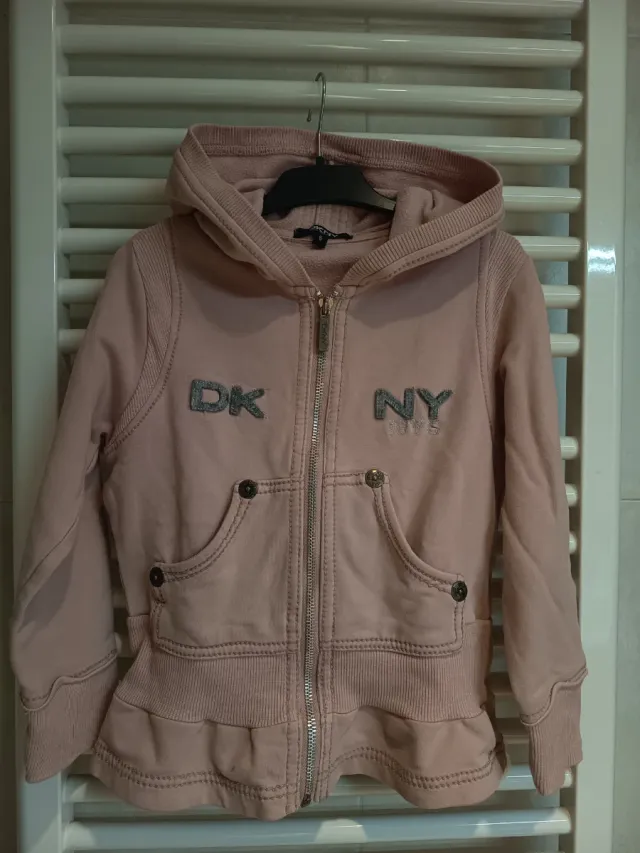 Sudadera con capucha DKNY T:5-6 Rosa