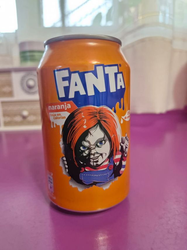 Halloween lata de fanta coleccionable