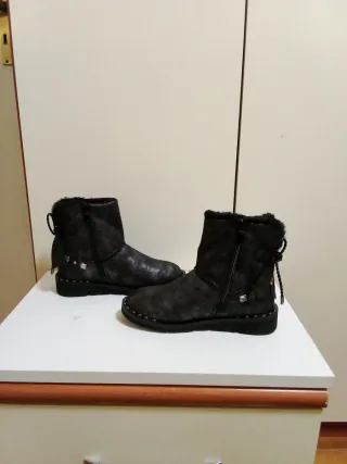 Stivaletti donna grigio scuro