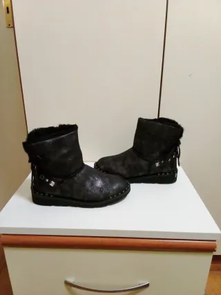 Stivaletti donna grigio scuro