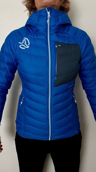 Chaqueta Ternua plumas azul