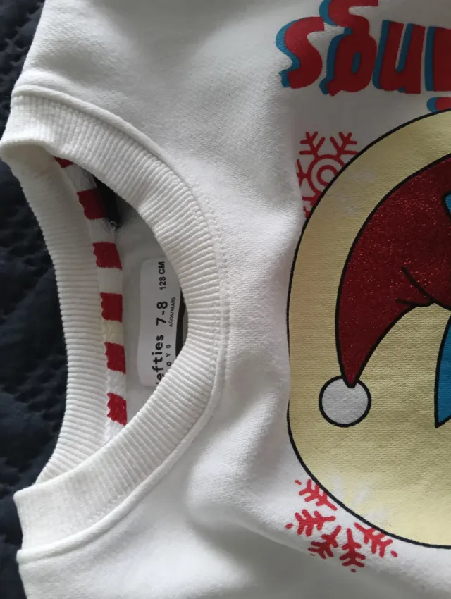 Sudadera Sonic Navideña.Talla 7-8