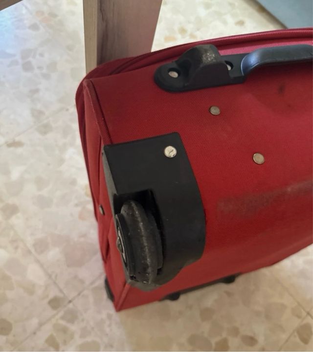 Maleta de viagem ROBESTER vermelha