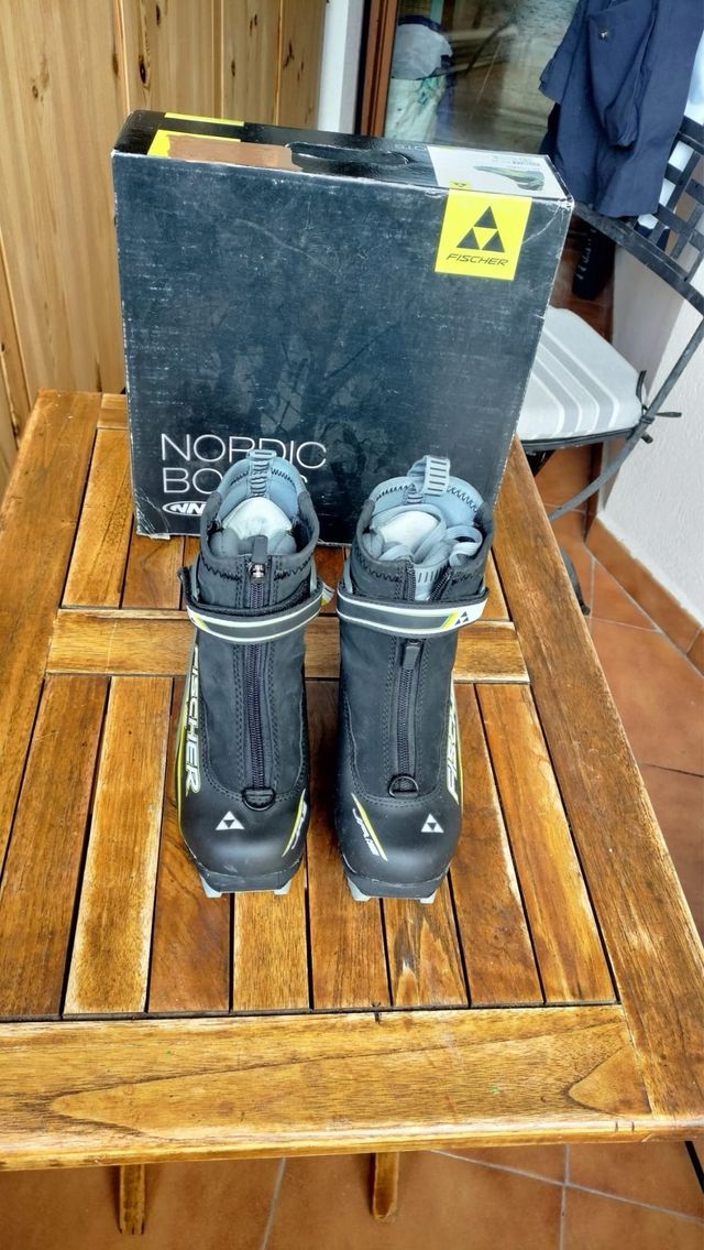 Botas Esquí Fondo Combi Fischer talla 33 junior