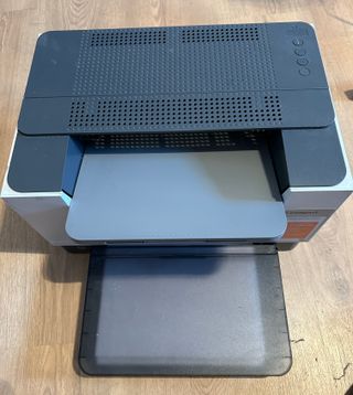 Impresora HP Gris y Blanca