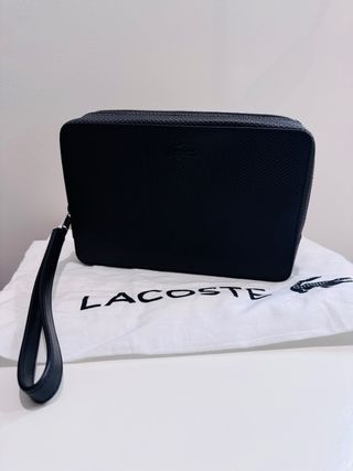 Bolso de mano Lacoste Piel negro