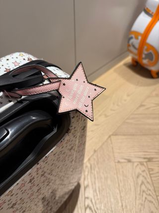 Maleta Parfois estrellas rosa y blanco