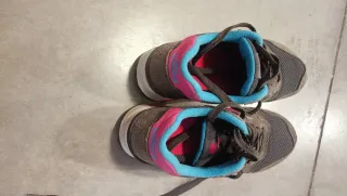 Zapatillas New Balance 565 Gris y Rosa