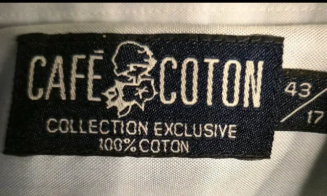 Camisa Azul Claro Café Coton Talla XL