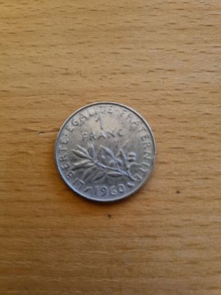 Moneta 1 Franc 1960 Rep. Francese