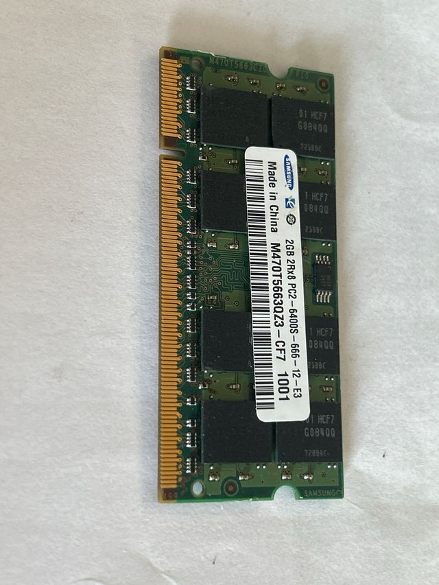 Samsung 2GB DDR2 SODIMM 800MHz RAM