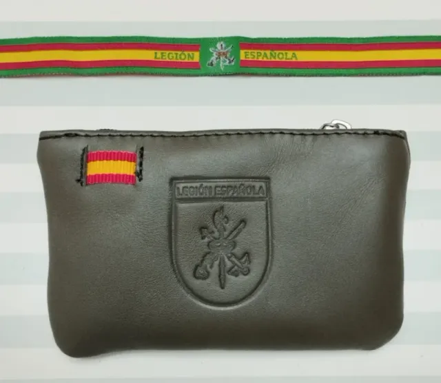 MONEDERO DE PIEL LEGIÓN + PULSERA A JUEGO