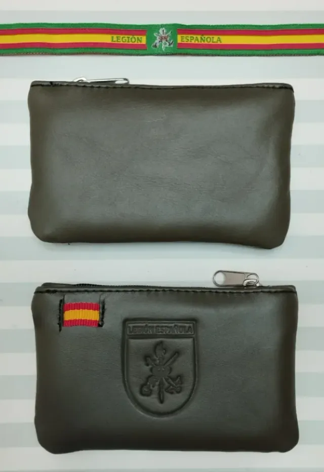 MONEDERO DE PIEL LEGIÓN + PULSERA A JUEGO