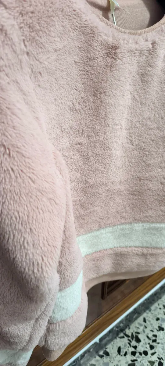 Sudadera niña pelo rosa