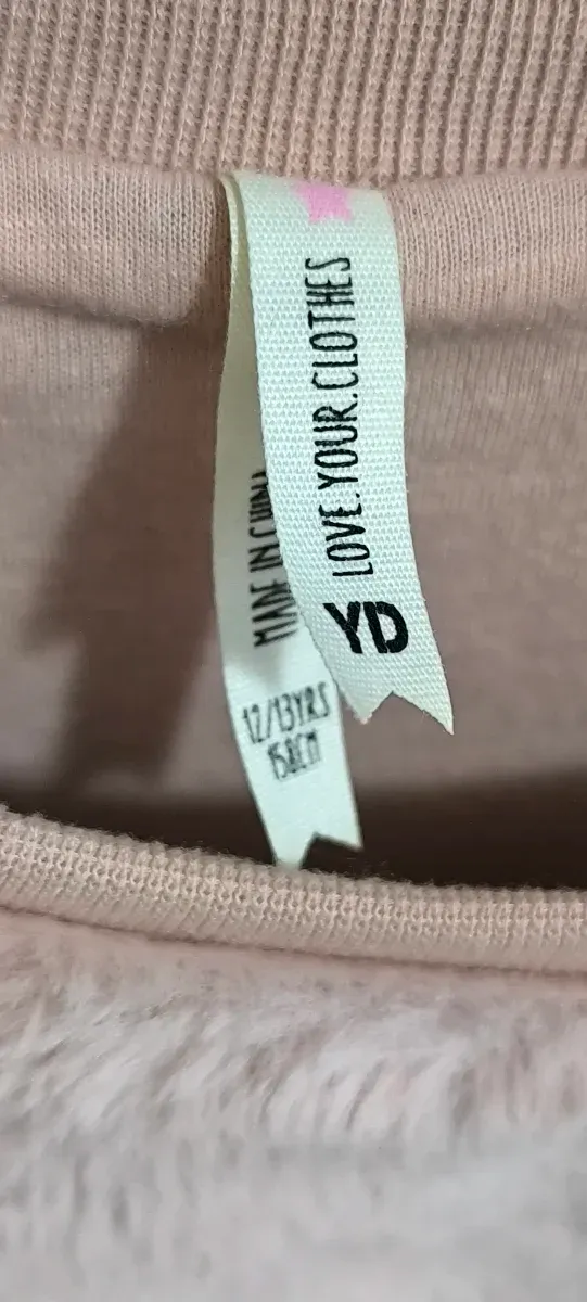 Sudadera niña pelo rosa