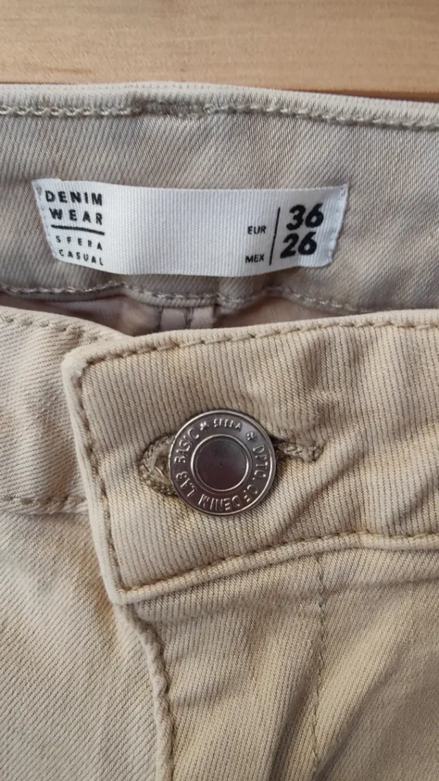 Pantalones Sfera Talla 36 Beige