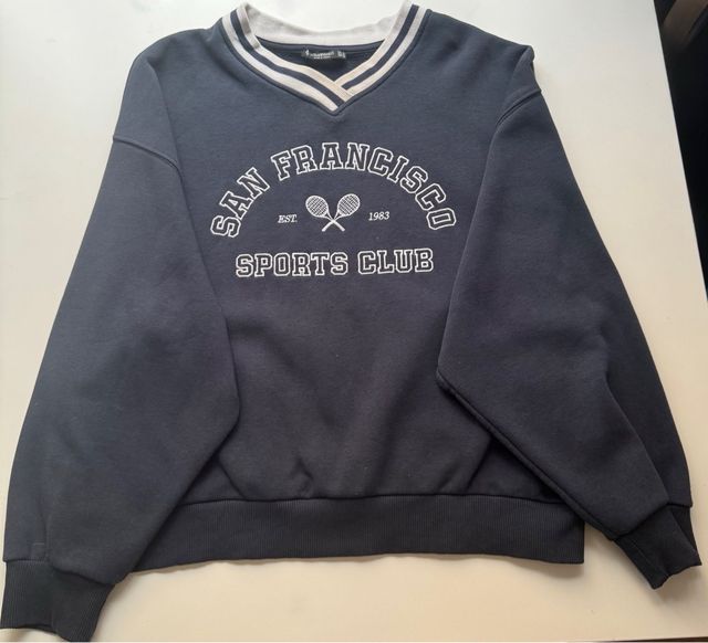 Jersey Stradivarius Azul Deportivo