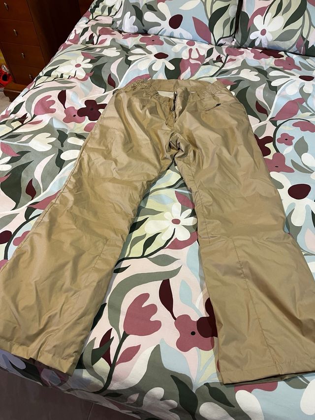 Pantalón de esquí color camel