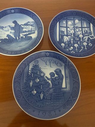 3 Piatti Royal Copenhagen